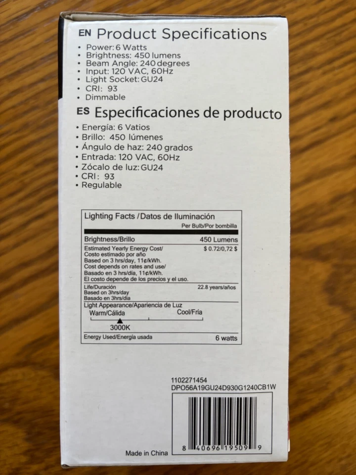 Sengled LED 40 watt equivalent dimmable light bulbs GU24 bi-pin base 40 Count - Image 3 of 4