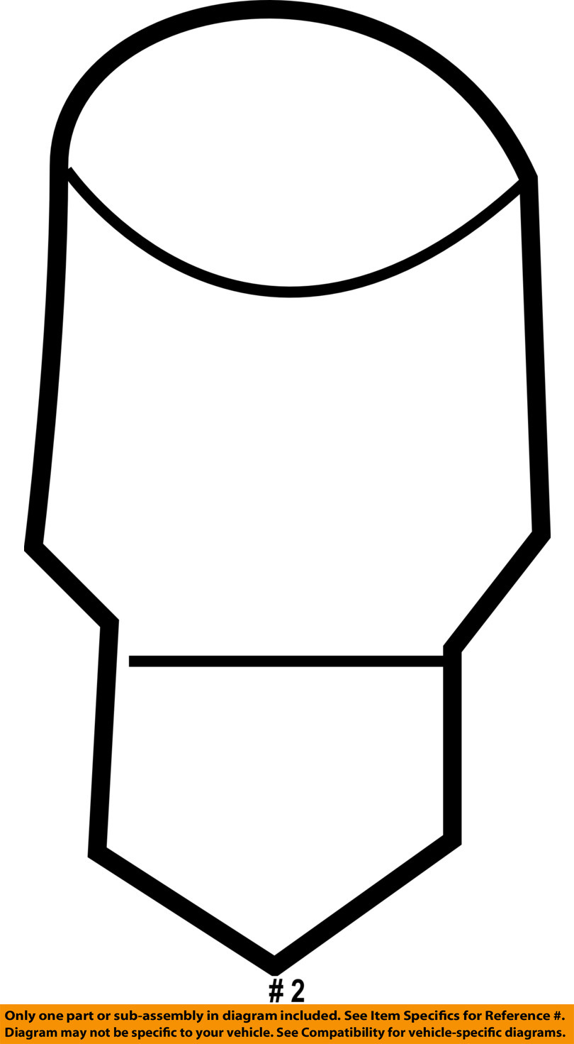 HYUNDAI OEM High Mounted Stop Lamp-Rear Lamps-High Mount Bulb 1864221008N