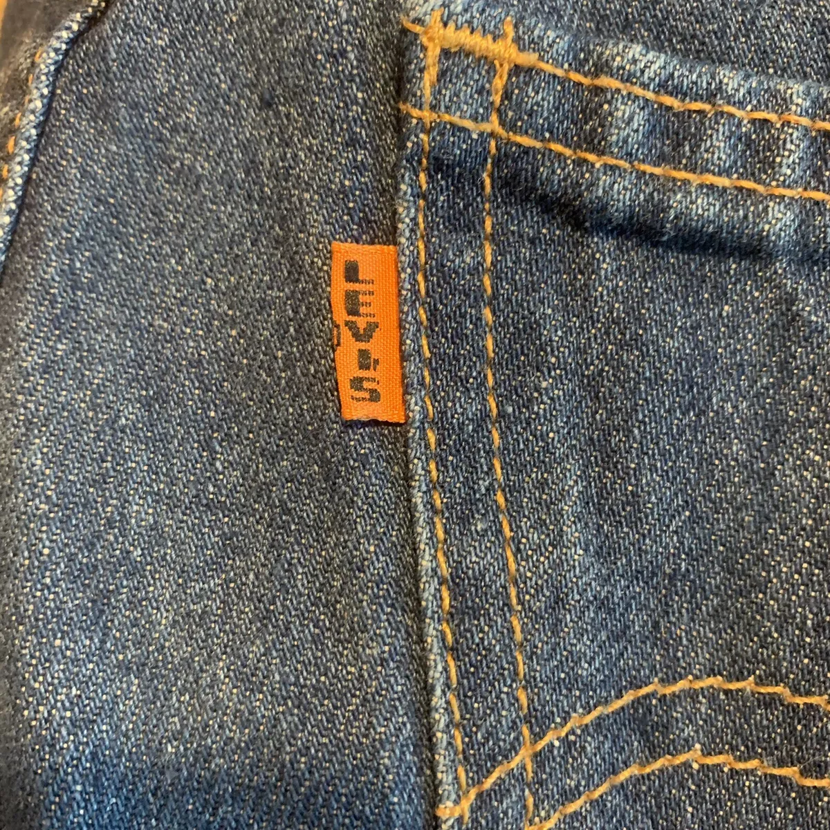 Levi Strauss Denim Vintage Clothing Big E 606 Rare 24x32 Mens Jeans Made In USA