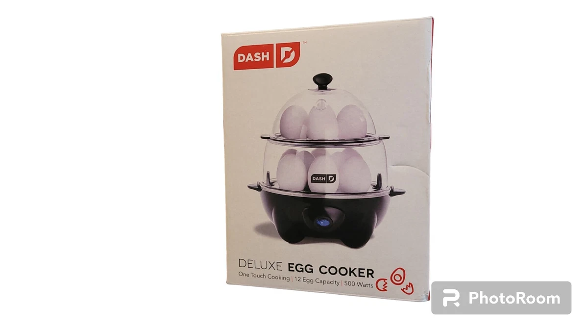 Dash Deluxe Egg Cooker, Black