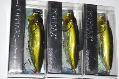 3 lures megabass yuki ito popmax USA pop max 3 1/4'' 1/2oz bass popper gg bass