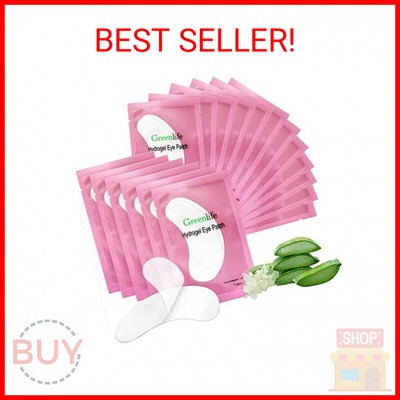 100 Pairs GreenLife Natural Hydrogel Eye Gel Pads - Collagen and Aloe Vera Patch