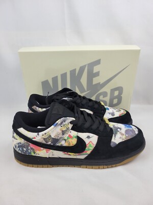 Size 12 Nike SB Dunk Low Supreme Rammellzee | eBay