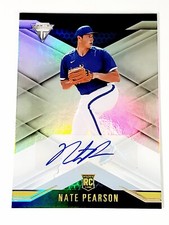 Nate Pearson RC 2021 Panini Chronicles Titanium Rookie Auto #9 Toronto Blue Jays
