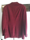 Vintage MCM 60s/70s ultra-loungey electric red & navy checked blazer, men's 41 — photo 4