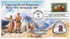 AO-3854-10, 2004, Lewis and Clark Expedition FDC, Add On Cachet, Astoria OR, SC