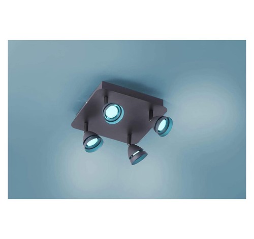 Strahler Trio Gemini LED Smart-Home mit WIZ Lampe Schwarz-Matt - Bild 3 von 6