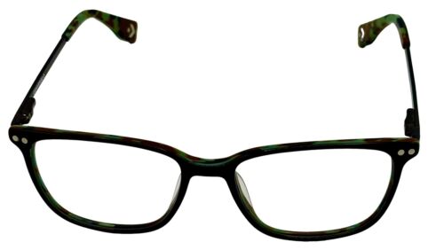Converse Mens Rectangle Green Camo Plastic Eyewear Frame G227. 53mm - Picture 2 of 13
