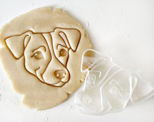 Cortador de galletas Jack Russel, cortador de galletas para perros, fondant y arcilla, sello de galletas