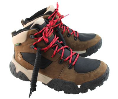 New TIMBERLAND Size 12 Motion Scramble Mid Waterproof Men Hiker Boots MSRP $169