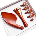 4/4  Genuine Real Pernambuco Violin Fitting Tailpiece Chinrest Pegs Endpin
