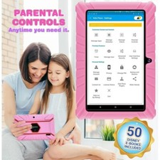 Enchanting 7"contixo kids tablet: 32GB, 50 disney storybooks, stickers and more