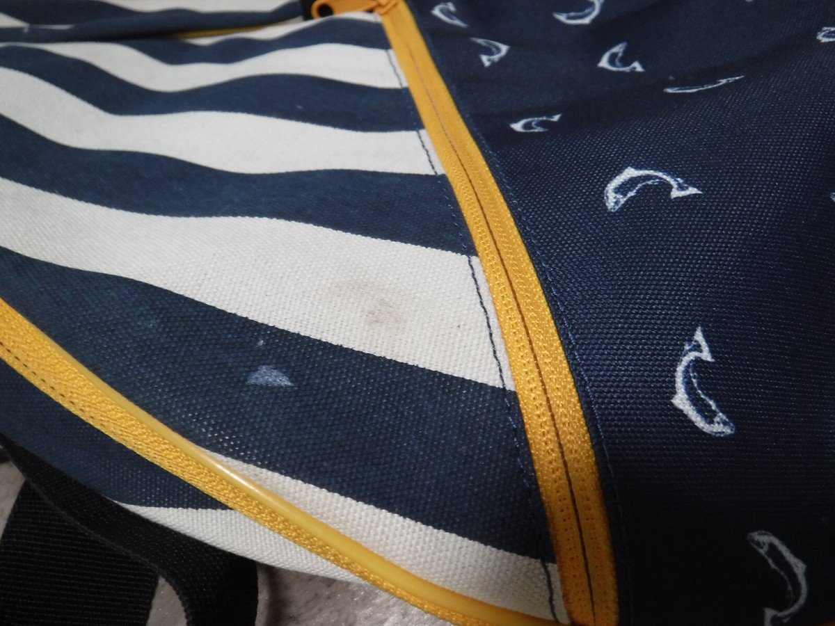 PM2 Kavu Paxton Pack Rope Canvas Sling Fly Fish Blue Ivory 