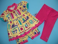Gymboree VTG girls "UNKNOWN LINE" LARGE...3 PC SET...RAINBOW TAG...PRE 1998