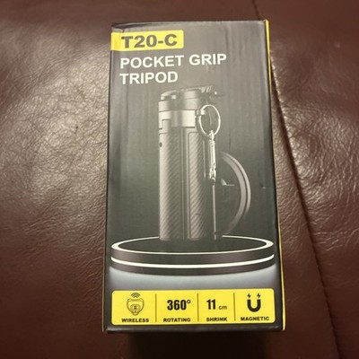 T20-C pocket grip tripod Wireless 360 degree rotating, magnetic, remote control