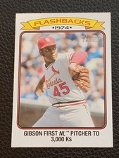 2023 Topps Heritage Baseball Flashbacks #BF-6 Bob Gibson