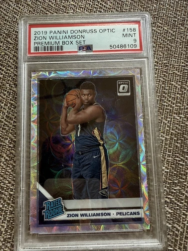 2019-20 Panini Donruss Optic - Rated Rookie Zion Williamson #158 Premium Box Set