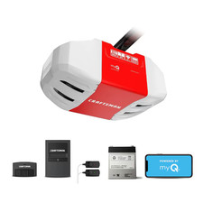 CRAFTSMAN 1-HP myQ Ultra Quiet Belt Drive Garage Door Opener and Battery Back-Up