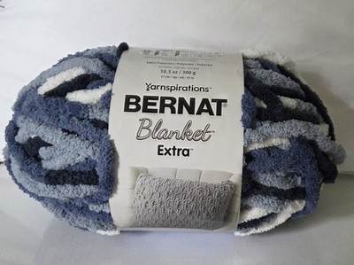 Bernat Yarnspirations Blanket Extra #161027 Faded Blues 10.5 oz