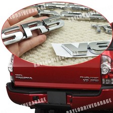 Fit For Tacoma 2005-2015 Emblem Prerunner Sr5 V6 Chrome Letter Badge 3d Adhesive Fit For Tacoma 2005-2015 Emblem Prerunner Sr5 V6 Chrome Letter Badge 3d Adhesive