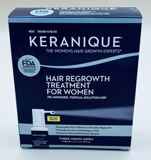 Keranique Hair Regrowth Treatment 2 Minoxidil 3-pack -Exp. 04/24 Sealed