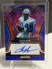 2025 Prizm Black Prizmatrix - Herman Moore #PS-HME Auto /15 Lions