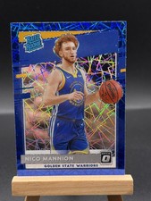 2020-21 Donruss Optic #190 Nico Mannion Blue Velocity