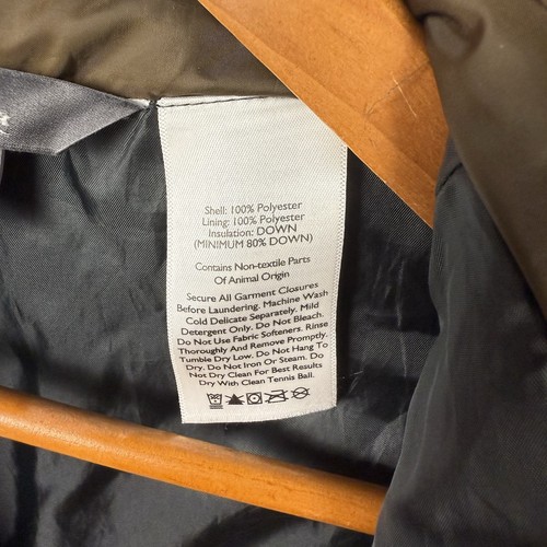 EDDIE BAUER 650 CHOCOLATE BROWN DOWN FILL JACKET MEN'S LARGE Gorpcore Winter - Picture 6 of 6