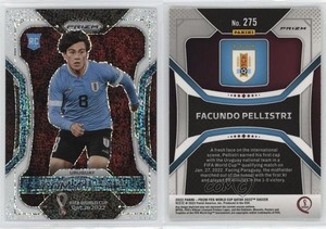 2022 Panini Prizm World Cup Qatar White Sparkle Prizm Facundo Pellistri #275