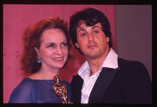 Sylvester Stallone Beatrice Straight 1977 Academy Awards Original Transparency