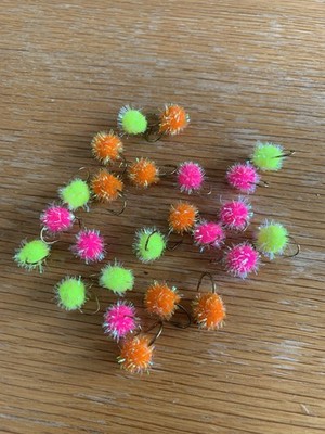 24x Fulling Mill Perlen Glitzer Ei Fliegen - Neu