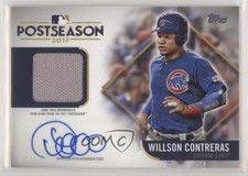 2018 Topps Postseason Performance Relics 46/50 Willson Contreras Auto 8p8