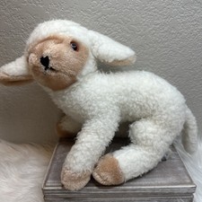GUND Vintage Copyright 1977 Lamb Baby Toy 8" Plush Stuffed CLEAN FAST SHIP