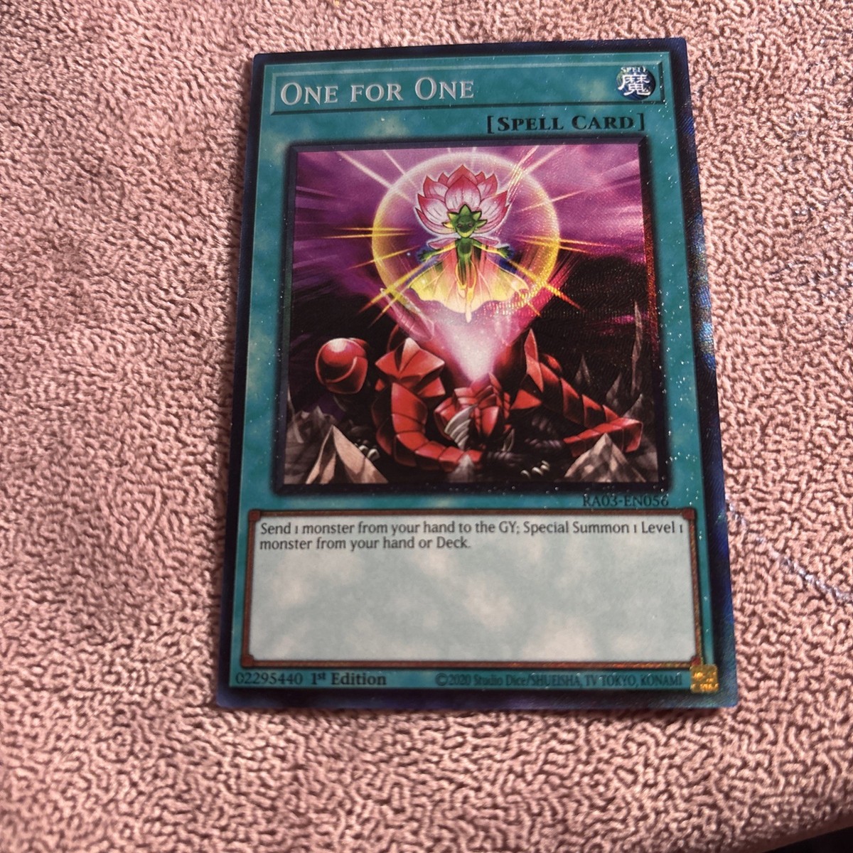 yugioh quarter century bonanza card prices RA03-EN056 One for One : Secret Rare 1st Edition YuGiOh Card