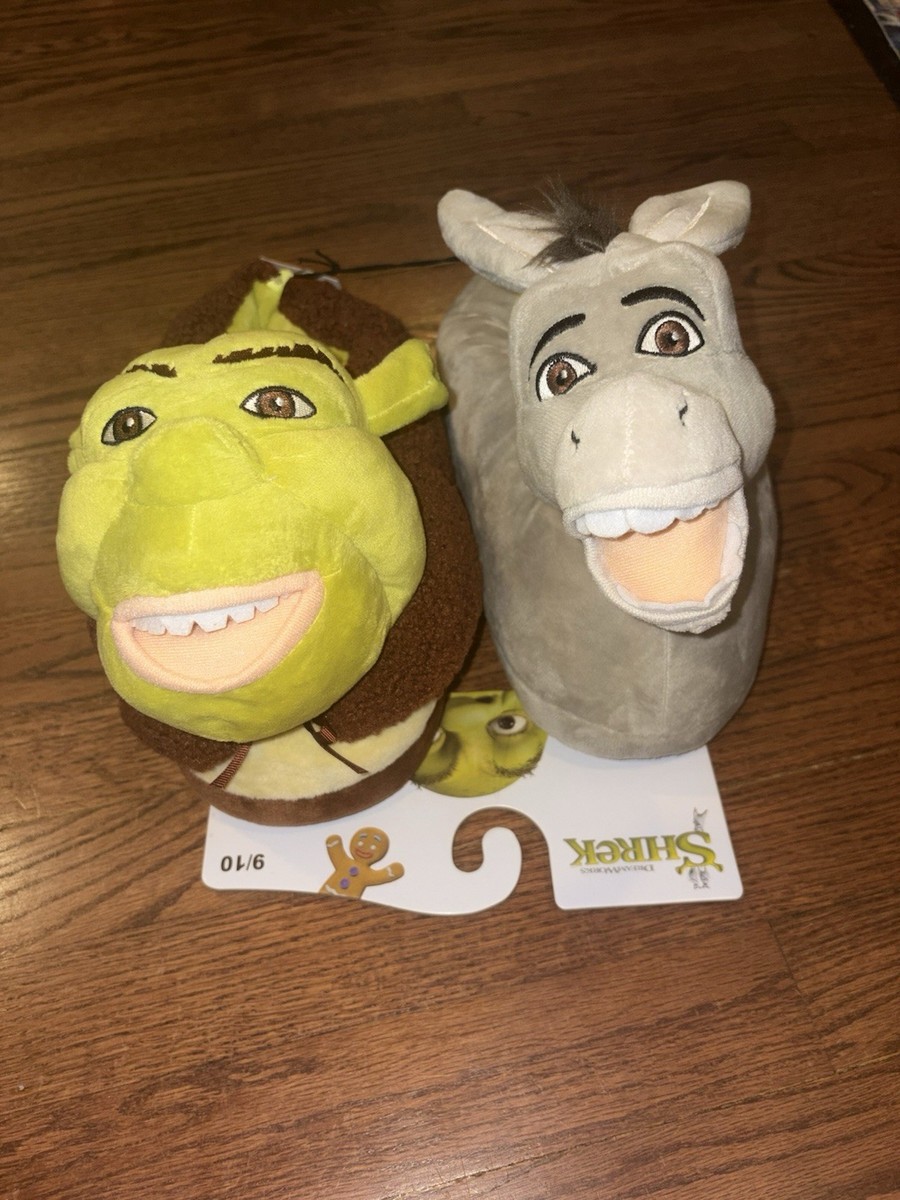 Shrek Plush Slippers Mens Size 9/10 New with Tags Ground Up  display picture 3