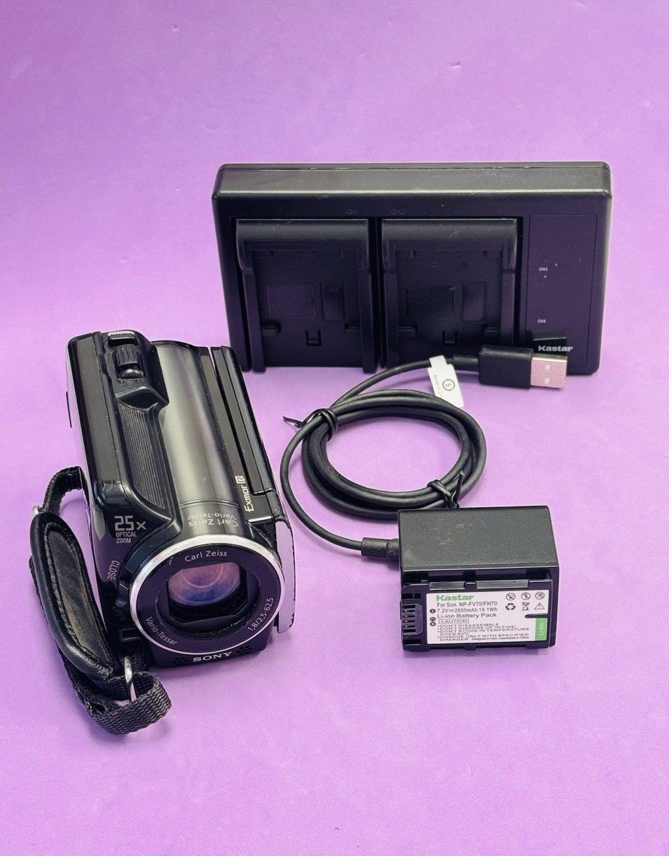 WORKING W/DEFECT* Sony Handycam HDR-XR150 Hybrid Camcorder | eBay