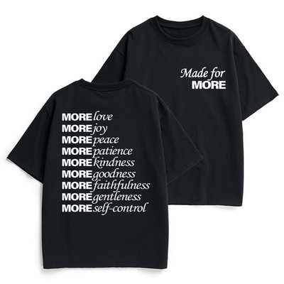 Made For More Fruit of the Spirit Love Joy Peace Christian Cotton Graphic TShirt