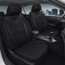 2x Sitzbezüge passend für VW Golf 7 ab 2012-2020 (Schwarz) | NEU