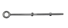 Stainless Steel 316 Eye Bolt 1/2" x 14" UNC (1/2"-13 Pitch) Short Thread Marine