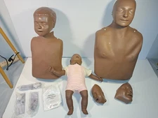 Laerdal Little Family Pack Anne Adult, Junior,  Baby  CPR Manikins with Extras