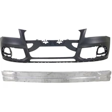 8R0807065BGRU, 8R0807113C New Set of 2 Bumper Covers Fascias Front for Q5 Pair