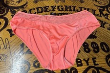 VINTAGE VICTORIA S SECRET HIPHUGGER PANTY S/P. ORANGE