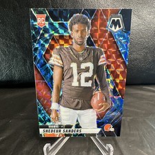Panini 2025 Mosaic Prizm Genesis Shedeur Sanders RC Rookie #290 Cleveland Browns