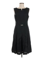 Linda Allard Ellen Tracy Women Black Cocktail Dress 6