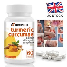 95% Curcuminoids Turmeric Supplement – 712.5mg Pure Curcumin Veggie 60 Capsules