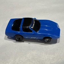 Vintage TYCO Blue Chevy Corvette HO SLOT CAR - Tested  Working - Free Shipping
