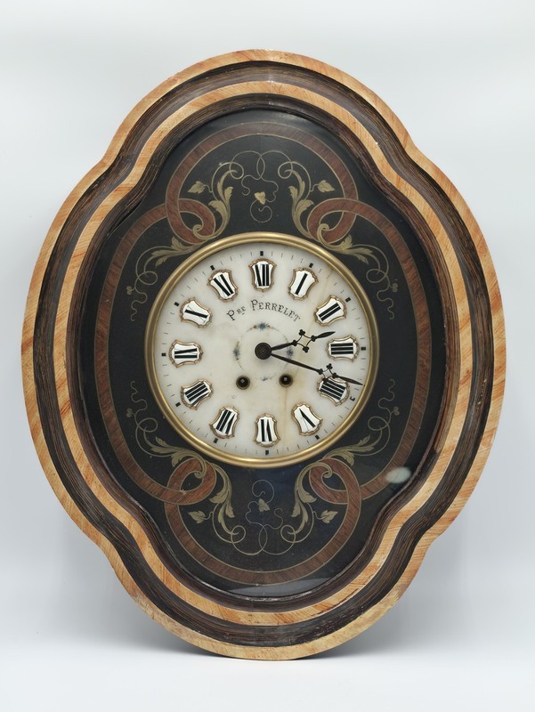 Antique French Morbier Wall Clock (Signed Pre. Perrelet) - Restoration Project