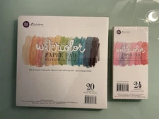 Prima Marketing Inc. 8x8 & 3x6.25 Watercolor Paper Pads Bundle (New)