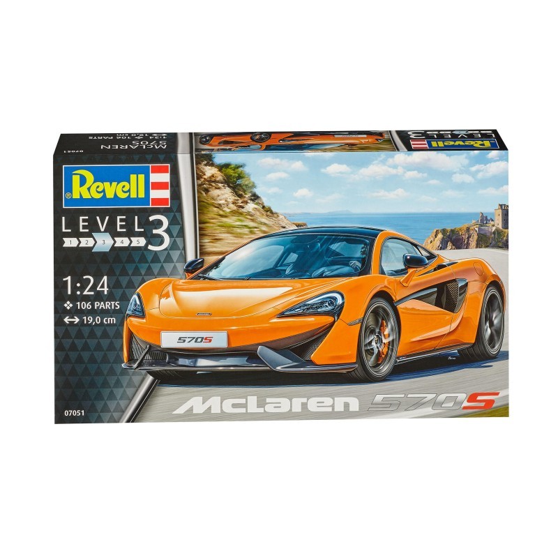 Maquette REVELL McLaren 570S kit plastique 1/24 miniature voiture