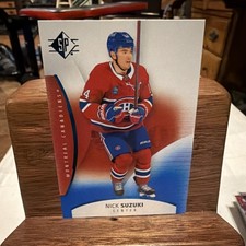 2025-26 Upper Deck SP Nick Suzuki #2 Blue Montreal Canadians Hockey Card NHL